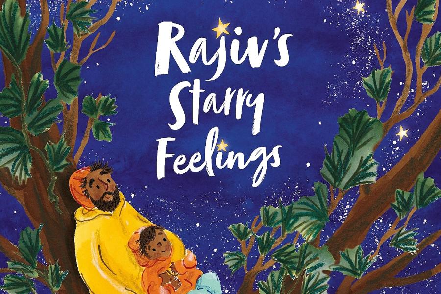 Rajiv’s Starry Feelings. Text © Niall Moorjani 2023; Illustrations © Nanette Regan 2023.