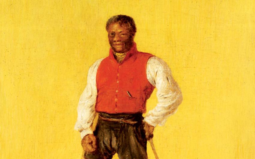 Painting of Billy Waters in the 1800s