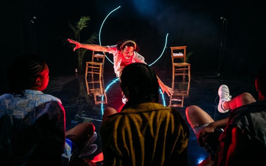 Lagahoo Productions performing Bogeyman on stage