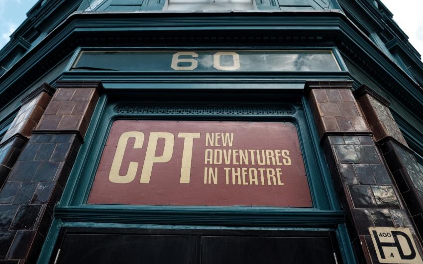 A photo of the CPT board outside the theatre